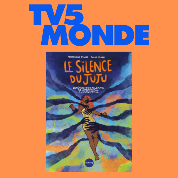 Armandine Penna sur le plateau de ’TV5Monde’